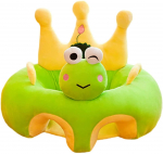 Laste tooli kate armas loomakujuline diivani istme kate Palus m&auml;nguasja kate Cartoon Learning Baby kaasaskantav, t&auml;itmata puuvillane tooli kate One Size valge