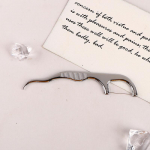 Roostevaba terasest hambaork hambaniit korduvkasutatav hambaniidihoidja hammaste puhastamine