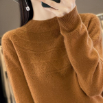 Naiste ka&scaron;miirist sviiter Qinghe ka&scaron;miir 30% ka&scaron;miir 70% vill Naiste s&uuml;gis- ja talvine ka&scaron;miirist pullover pehme ja soe L valge