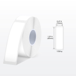Etiketiliibid Phomemo D30 jaoks, 12mmx40mm 15mmx30mm valge isekleepuv etiketilint Kleebis termopaberirull kontoritarvete jaoks