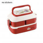 Kawaii Kaasaskantav L&otilde;unakarp T&uuml;drukutele Koolilastele Plastikust Vahesektsioonidega Bento Karbid Mikrolaineahjus Kasutatavad Toidu S&auml;ilitusn&otilde;ud Piknik S-850ml punane