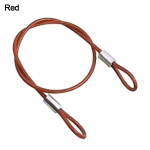 Vargusvastane Tugev punutud tross Turvalisus Jalgratas Mootorrattad Uus Roller Keti Lukk V&auml;list&ouml;&ouml;riist punane