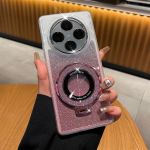 Xiaomi Redmi 14C 14 C 4G 14R &uuml;mbris, pehme TPU Glitter koos r&otilde;ngastatava magnetilise kaitsega tagakaane &uuml;mbris Redmi 14C 13C 12 5G Turbo 3 A3 jaoks for Redmi 12 valge