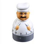 Elektrooniline taimer, kahvel, peakokk, k&ouml;&ouml;gitarvikud, plastikust k&ouml;&ouml;gitaimer, mehaaniline loendurikell valge