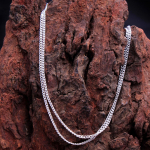 925 h&otilde;be, kingitused talle, unisex kaelakee, k&otilde;ik suurused saadaval, h&otilde;bekett 18Inch