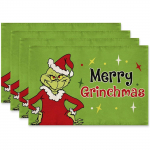 J&otilde;ulusarja Laualipud Asematid Komplektid Cross Border Uued j&otilde;ulurohelised s&auml;rgialused One Size