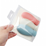3 tk/komplekt reisi kaasaskantav korduvt&auml;idetav pudelikomplekt Essence &scaron;ampooni kehapesupudeli konteiner lennuki kompaktne hoiupudel 60ml 3pcs