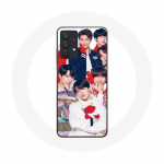 Coque Maniacase pour Samsung Galaxy A32 4G BTS Affiche Memebers Cadeau de No&euml;l