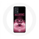 Coque Maniacase pour Samsung A32 4g blackpink diamond noir et rose