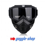 Tolmukindlad motokrossi prillid Reguleeritavad mootorrattaprillid Hingavad kogu n&auml;okaitse Mootorratta mustuseratta maastikumask must