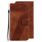 7 kujuga reljeefne klapp nahast &uuml;mbris mudelile Redmi Note 14 14C K70 A3 13C 12C 11A Kickstand rahakoti kaardipesa kate Xiaomi 14T Mi 14 POCO F5 Civi2 jaoks Redmi Note 14 Pro 5G pruun