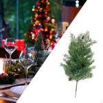 Kunstlik oks j&otilde;ulukaunistuseks, meisterdamise vanik, taimede laud ja magamistuba Height 47cm