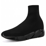 Klassikalised Must Valged Odavad Kingad Meestele Naistele Hingav V&otilde;rk Vabaaja Tossud Meeste Sissevibutatavad Sokid Kingad Meeste Zapatillas De Hombre 35