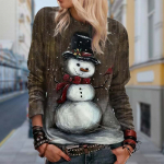 Naiste s&uuml;gistopsid Lahtine kassimustriga Kausaalne pikkade varrukatega T-s&auml;rk top pluus XS must