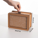 Puidust hoiup&otilde;rsast rahakast Raha s&auml;&auml;stmise k&ouml;itja 1000/3000/5000/10000 korduvkasutatav rahakast koos s&auml;&auml;stmism&uuml;ntide s&auml;&auml;stutarvikutega