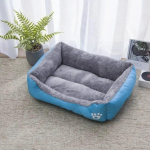 Large Square Nest S-3XL Pet Suur koeravoodi v&auml;ikestele keskmistele koertele Pehmest fliisist Nest Big Dog Diivanvoodi Talvine soe kassimaja lemmikloomale must