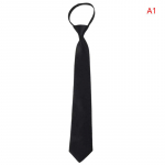 Must Clip On Meeste Tie Turvalipsud Meestele Naiste Unisex Tie riided Kaelalips black