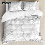 Marmorist tekikott Must marmorist voodipesu Must valge kuldne abstraktne marmorist tekstuur Pol&uuml;ester tekkikate Kahekohaline Queen Kingi suurus EU single(135x200cm)