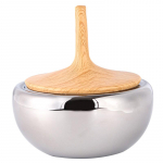 Nordic Light luksuslik kodum&ouml;&ouml;bel, kommid, kuivatatud puuviljad, klaasist hoiupurgid, modellituba, magamistoa ehete hoiustamine, kunstitarvikud Wood Grain Lid Storage Tank M09013