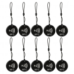 10 tk NFC-kaarti 8Kbit m&auml;lu 13,56MHZ 106KBoud &uuml;lekirjutatav juurdep&auml;&auml;sutag veekindel kiipkaart