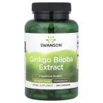 Swanson, Ginkgo Biloba ekstrakt, 60 mg, 240 kapslit