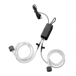 USB kalapaagi hapnikupump kaasaskantav vaikne kahe v&auml;ljundiga mini kalap&uuml;&uuml;gi hapnikupump koduakvaariumi jaoks White