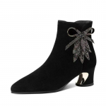 UUS Chelsea klassikaline kivist lilled, mattnahast kingad Moodsad saapad, suure kontsaga, s&uuml;gistalvised naiste saapad 35 must