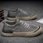 Canvas Meeste jalan&otilde;ud Mugavad tossud Meeste suvised hingavad j&auml;&auml;siidist riidest vabaajajalatsid vabas &otilde;hus spordijalatsid 39 hall v&auml;rv