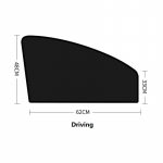 1/2 TK Tugevad Magnetid Auto K&uuml;ljeakna P&auml;ikesesirmid Pimendavad Soojusisolatsiooni P&auml;ikesekaitse Kardin Akna Kile Modelleerimistarvikud