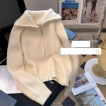 Tumehall kootud kardigan Kahe otsaga t&otilde;mblukk L&uuml;hike &uuml;laosast lahtik&auml;iva kraega naiste &otilde;huke soe vabaaja soliidne pendelr&auml;tt Uus mood Kevad-s&uuml;gis S 35-45kg