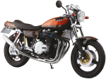 Aoshima Bunka Kyozaisha The Bike Series Kawasaki Z2 750RS Custom Plastikmudel 1/12 Nr.46 '73 gray