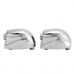 2 tk. H&otilde;bedane, vastupidav, lihtne paigaldatav trumli k&otilde;rvar&otilde;ngas, metallist trumli trummel