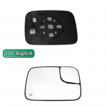 1 tk asendusosa Dodge Ram 1500 2500 3500 2005-2008 autole K&uuml;lgmine soojendusega peegliklaas Tahavaatepeegli l&auml;&auml;ts Vasak / Parem 5161011AA