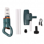 Juhtmeta tolmuimeja Kerge, 8500PA tugeva imemisega 500 ml tolmukangaga tolmuimeja, k&auml;eshoitav roheline