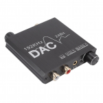192KHz digitaal-analoogheli muundur alumiiniumsulamist reguleeritav Plug and Play DAC-muundur