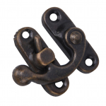 30 tk retrostiilis rauast haakkonksu ehete kinkekarpidele, 3,2 x 2,8 cm, pronks, parem
