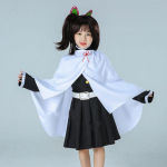 Anime Deemonitapja: Tsuyuri Kanawo Kamado Nezuko Kimono Cosplay t&uuml;drukutele ja poistele, rollim&auml;ngu kost&uuml;&uuml;m, laste komplekt 150cm