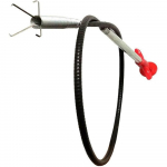 Haaratav kogumist&ouml;&ouml;riist 4 k&uuml;&uuml;nte-vedruga torujuhtme s&uuml;venduskonksu puhasti Sisset&otilde;mmatav valamu &auml;ravoolu ummistuse eemaldaja torude &auml;ravoolu puhastamiseks, 60 cm/23,6 tolli 0.6m h&otilde;be