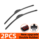 Autode klaasipuhastid topeltkumm Honda Civic 8 9 3D 4D 5D 2005-2017 esiharjad l&otilde;ikur Autod osad tarvikud klaasipuhastid kulumisosad 2PCS