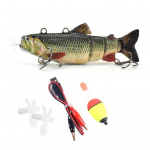 13CM/35G elektriline mitme liigendiga p&uuml;&uuml;gilant konksudega USB Taaslaetav LED helendav Swimbait robot kunstliku s&ouml;&ouml;daga p&uuml;&uuml;gitarvikud G