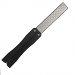 1 tk / 2 tk noateritaja / kahepoolne kokkupandav 400/600 teraga teemanttasku jahi kasutamine 1pc must