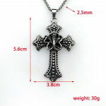 Allikas Kobra Risti Ripats Kaelakee Meeste Ehted Retro Isiksus Trend Mitmek&uuml;lgne Kaelakee