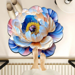 Vannis Lillevaip Imav ja Kulumiskindel Lillematt Majapidamisvannimatt Lillematt diameter 60cm