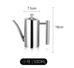 1 tk 500ML/700ML lekkekindel 304 roostevabast terasest &otilde;lipott &auml;&auml;dika kastme dosaator maitseainepudel 500 ml