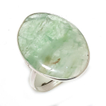 Green Apatite Handmade 925 Sterling Silver Jewelry Ring Size 7 f2r09