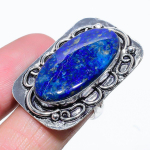 Lapis Lazuli Handmade 925 Sterling Silver Gift Jewelry Ring Size 7 r6s83