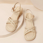 Sandaalid naiste mudelid daam 2025 uus suvi naiste haldjalik stiil paksu kontsaga avatud varbaga seelikuga s&otilde;na mitmek&uuml;lgne 34