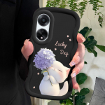 V&auml;rvitud muster Big Wave Edge pehme silikoon materjal Macaron telefoni &uuml;mbris p&otilde;rutuskindel kaitsev kummist &uuml;mbris OPPO Reno Realme jaoks OPPO A80 roosa