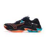 Mizuno Wave Lightning Z8 Must Neoonleegiga Unisex Tossud Paabulinnusinine V1GA240006 40.5 black