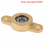 1tk 5/6/7/8/10Mm kaliibriga tsingisulamist laager Kfl05 Kfl06 Kfl07 Kfl08 Kfl10 &auml;&auml;rikulaager koos padjaplokiga 5MM